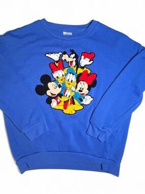 Disney Pullover with Mickey & Friends Graphic embroidery